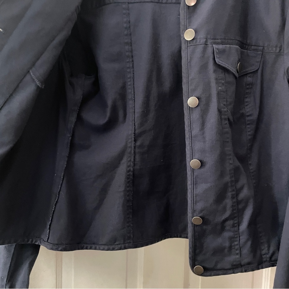 Pendleton Navy Blue Utility Jacket Silver Button … - image 6